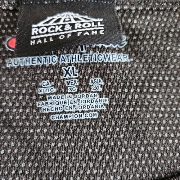 Champion Rock And Roll Hall Of Fame Sweatshirt Men XL Gray LS Lightweight Preppy - Picture 3 of 14